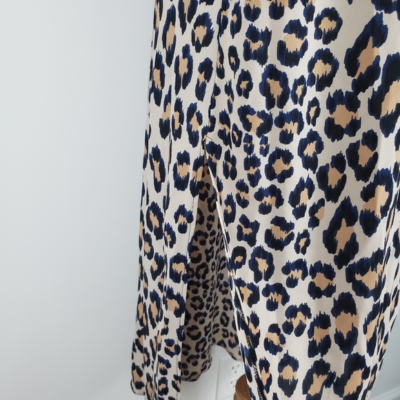Victoria's Secret cheetah print high low slip gown - Picture 6 of 11